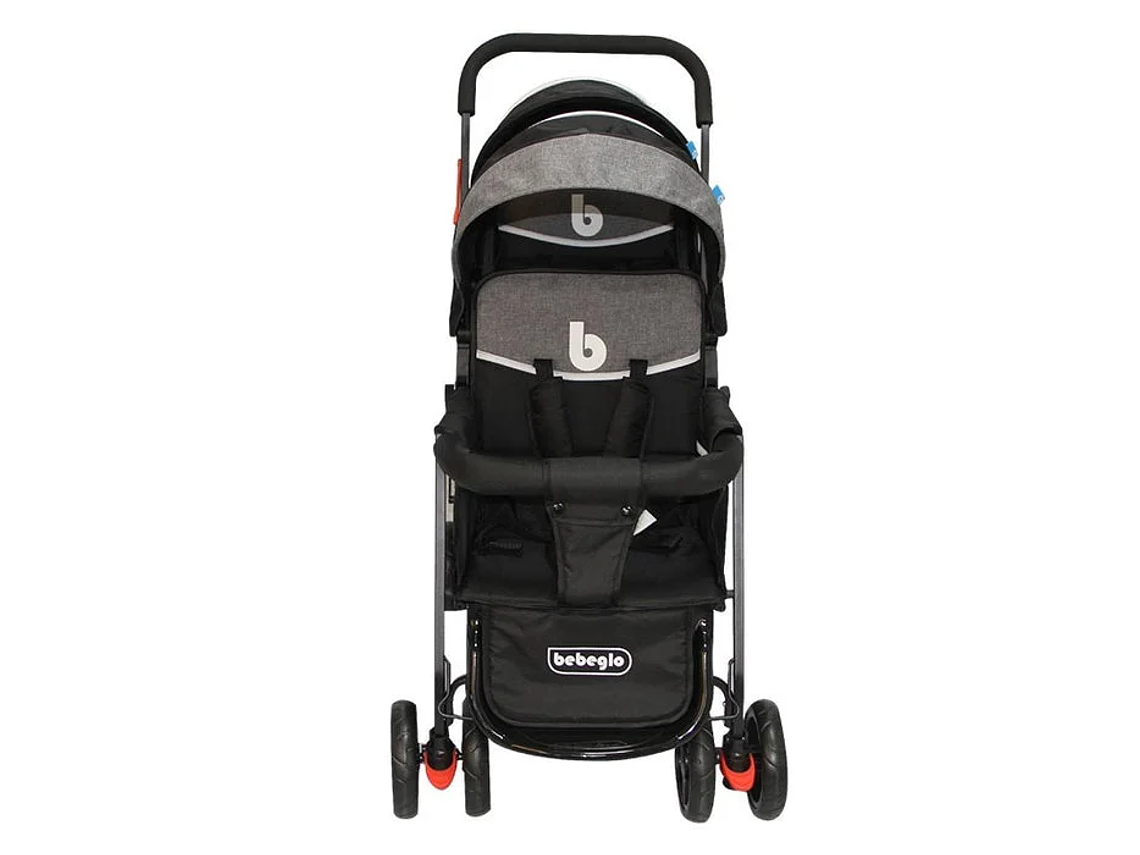 COCHE DOBLE DUO PRIX BEBEGLO NEGRO 5