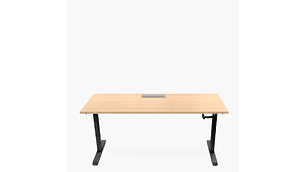 ESCRITORIO FORM OFFICE COSMO 180X70 AJUSTABLE CON PASACABLES METAL