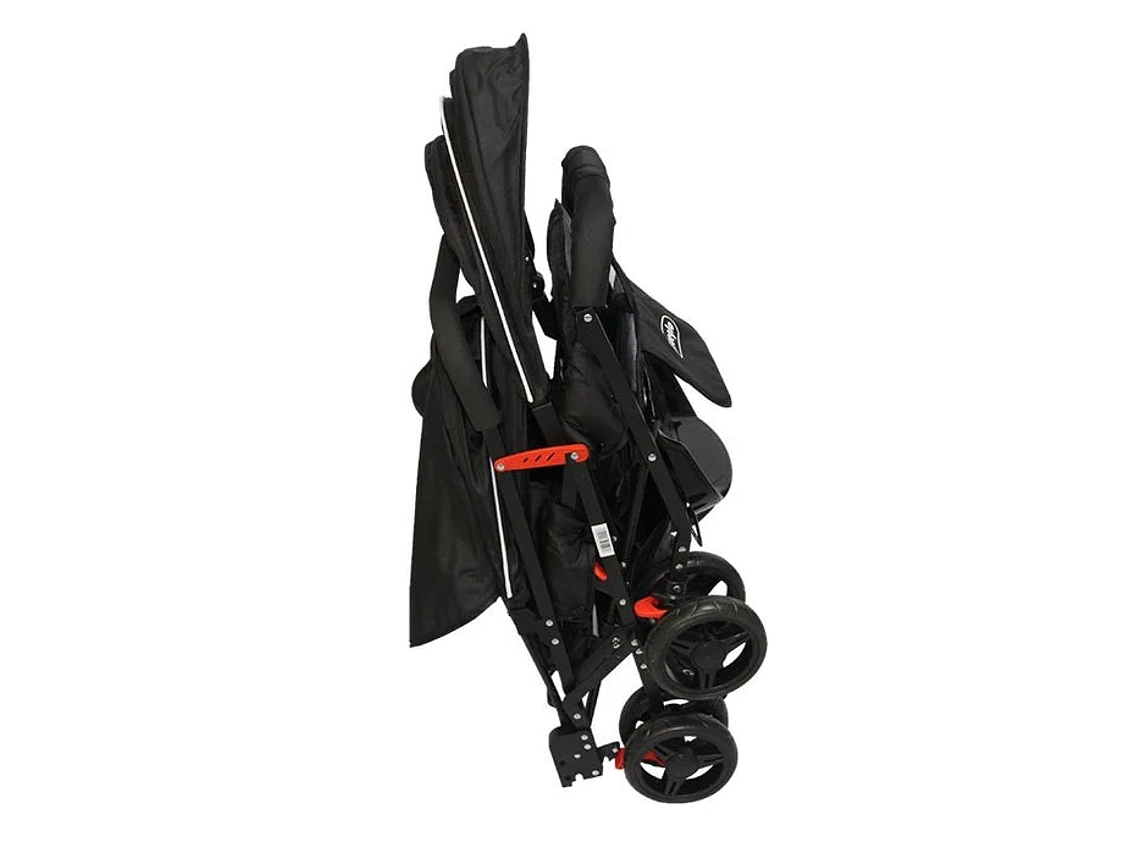 COCHE DOBLE DUO PRIX BEBEGLO NEGRO 9