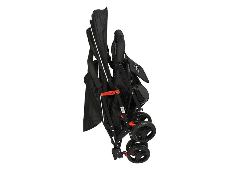 COCHE DOBLE DUO PRIX BEBEGLO NEGRO 9