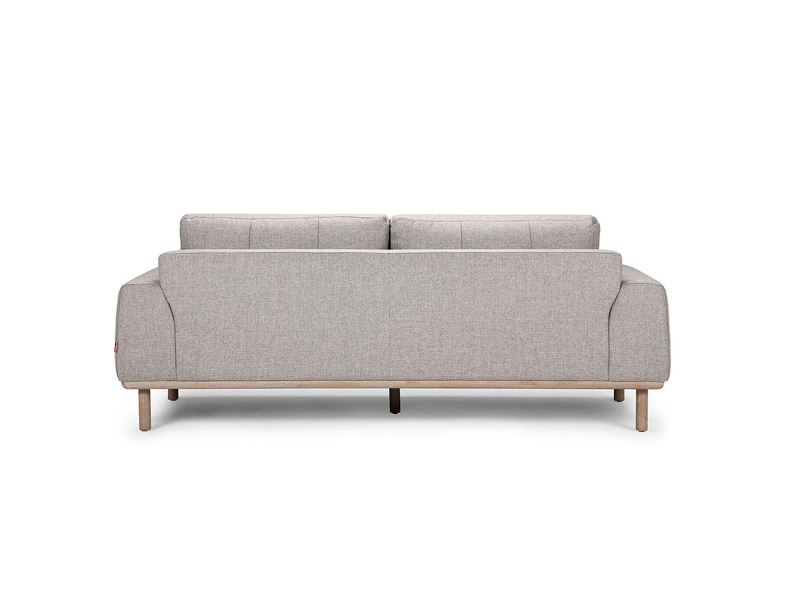 SOFÁ ROSEN BIADA 3 CUERPOS TELA GRIS PERLA 6