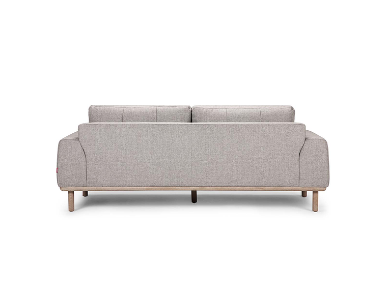 SOFÁ ROSEN BIADA 3 CUERPOS TELA GRIS PERLA 6