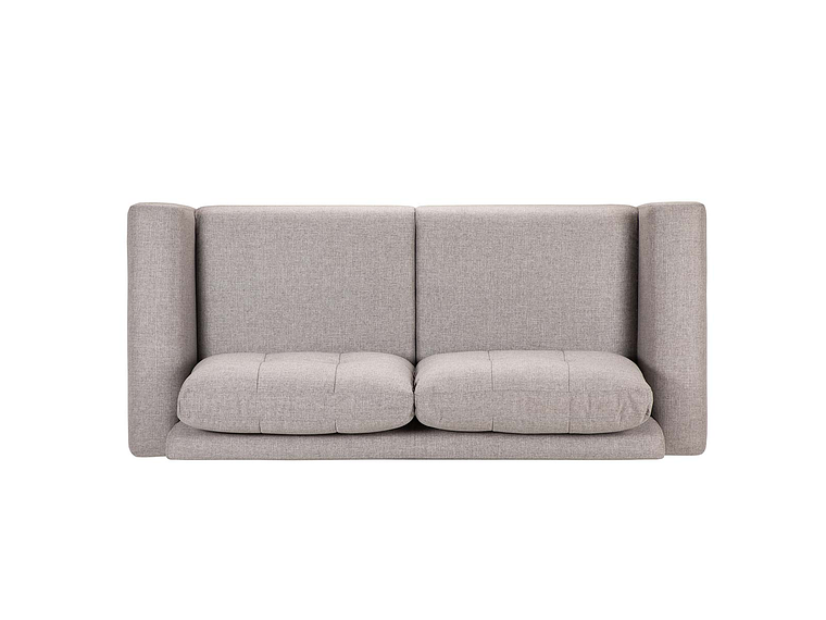 SOFÁ ROSEN BIADA 3 CUERPOS TELA GRIS PERLA 7