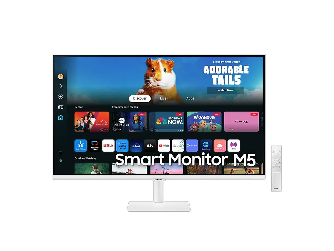 MONITOR LED SAMSUNG SMART M5 DE 27' VA FHD HDR10 HDMI USB TIZEN 1