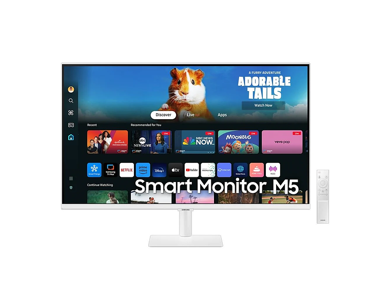 MONITOR LED SAMSUNG SMART M5 DE 27' VA FHD HDR10 HDMI USB TIZEN 1