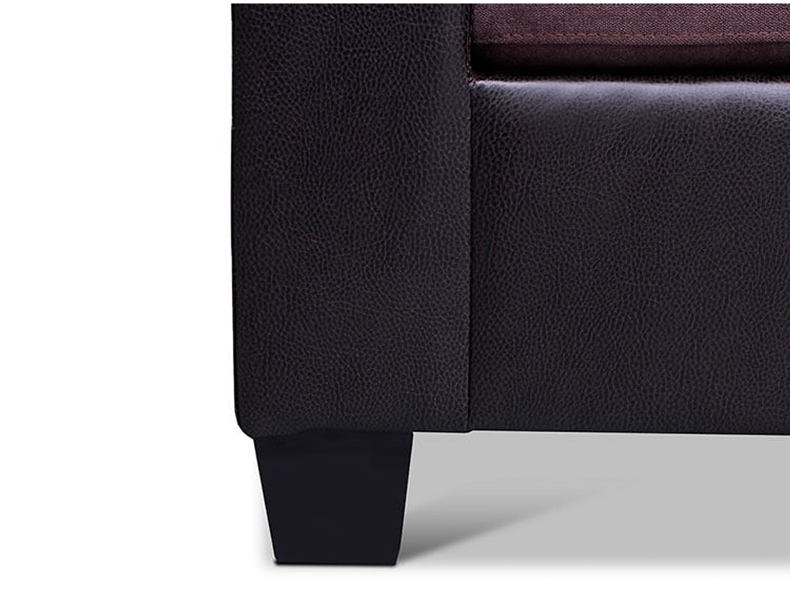 SOFÁ SECCIONAL CIC BITONO IZQUIERDO 5 CUERPOS CHOCOLATE 5