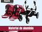 COCHE DOBLE DUO RECLINABLE 6 MODOS EN 1 LUBABYCAS NEGRO - Miniatura 3