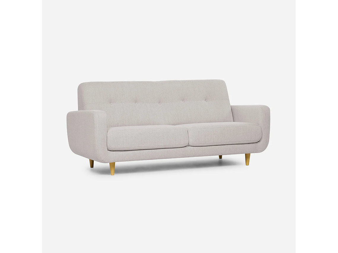 SOFÁ ROSEN 3 CUERPOS / TABLERO TERCIADO BEIGE SOPHIA TELA 1