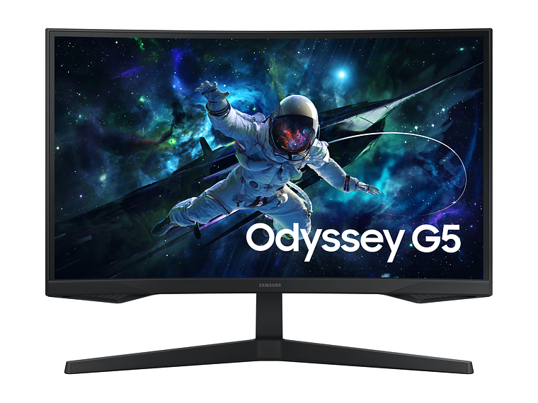 MONITOR SAMSUNG 27' ODYSSEY G5 G55C QHD 165HZ CURVED GAMING 1