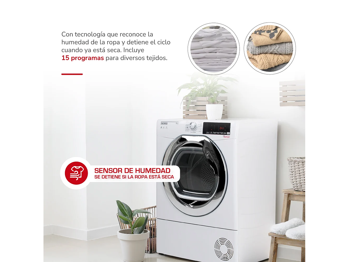 SECADORA ELE CTRICA 9 KG POR CONDENSACION 4