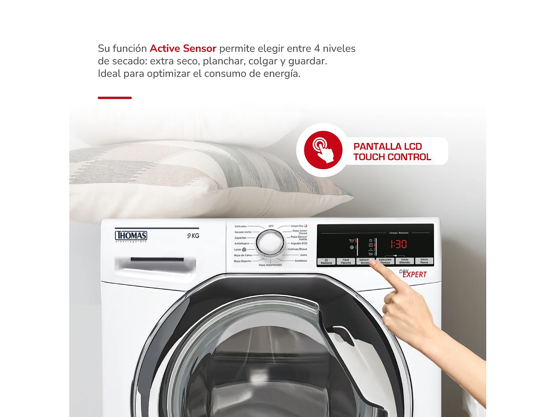 SECADORA ELE CTRICA 9 KG POR CONDENSACION 5