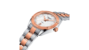 RELOJ TISSOT MUJER PR 100 SPORT CHIC ORO ROSA