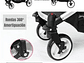 COCHE DOBLE DUO RECLINABLE 6 MODOS EN 1 LUBABYCAS NEGRO - Miniatura 7