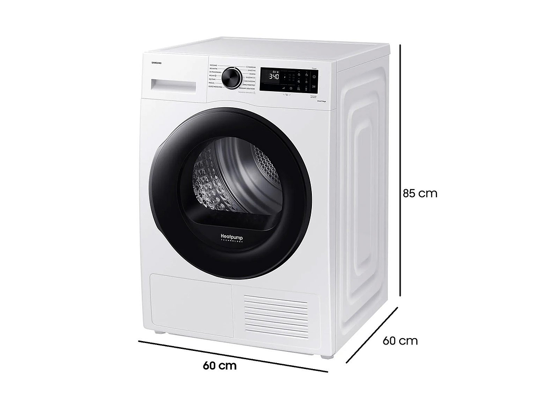 SECADORA DE ROPA SAMSUNG BOMBA DE CALOR 9KG SMARTTHINGS DV90CGC2A0AEZS 2