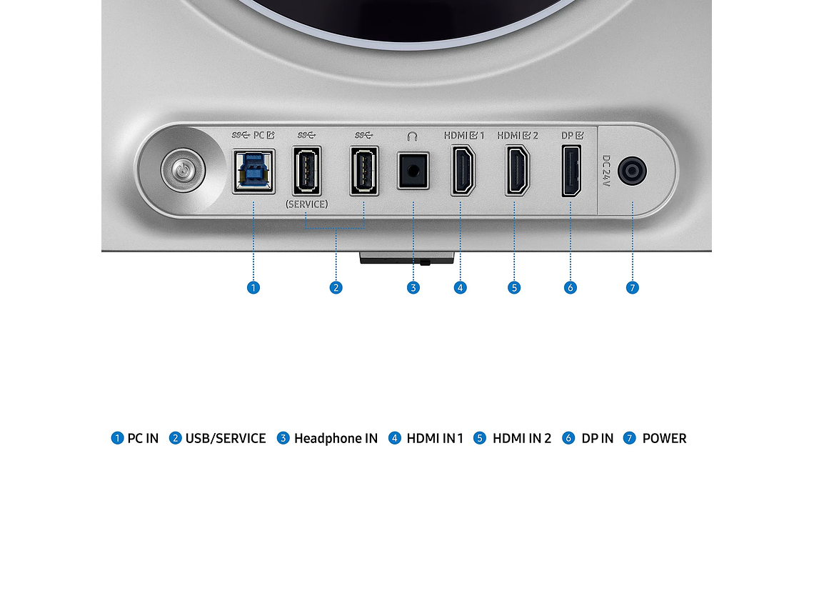 MONITOR GAMER CURVO SAMSUNG 27” G60SD ODYSSEY OLED G6 QHD 360HZ 3