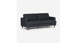 SOFÁ ROSEN 3 CUERPOS GRAFITO WELLS TELA