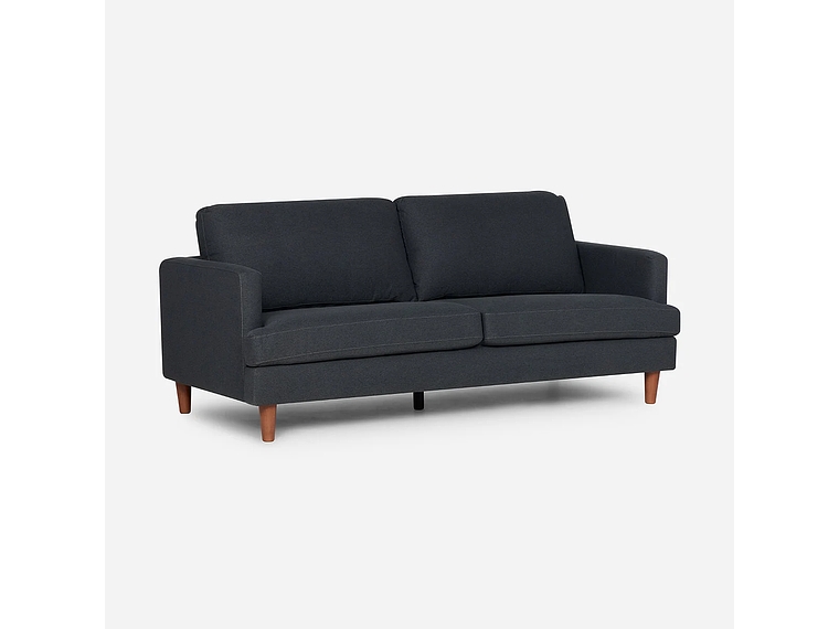 SOFÁ ROSEN 3 CUERPOS GRAFITO WELLS TELA 1