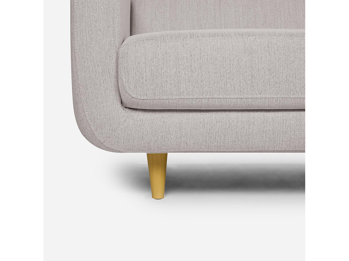 SOFÁ ROSEN 3 CUERPOS / TABLERO TERCIADO BEIGE SOPHIA TELA 5