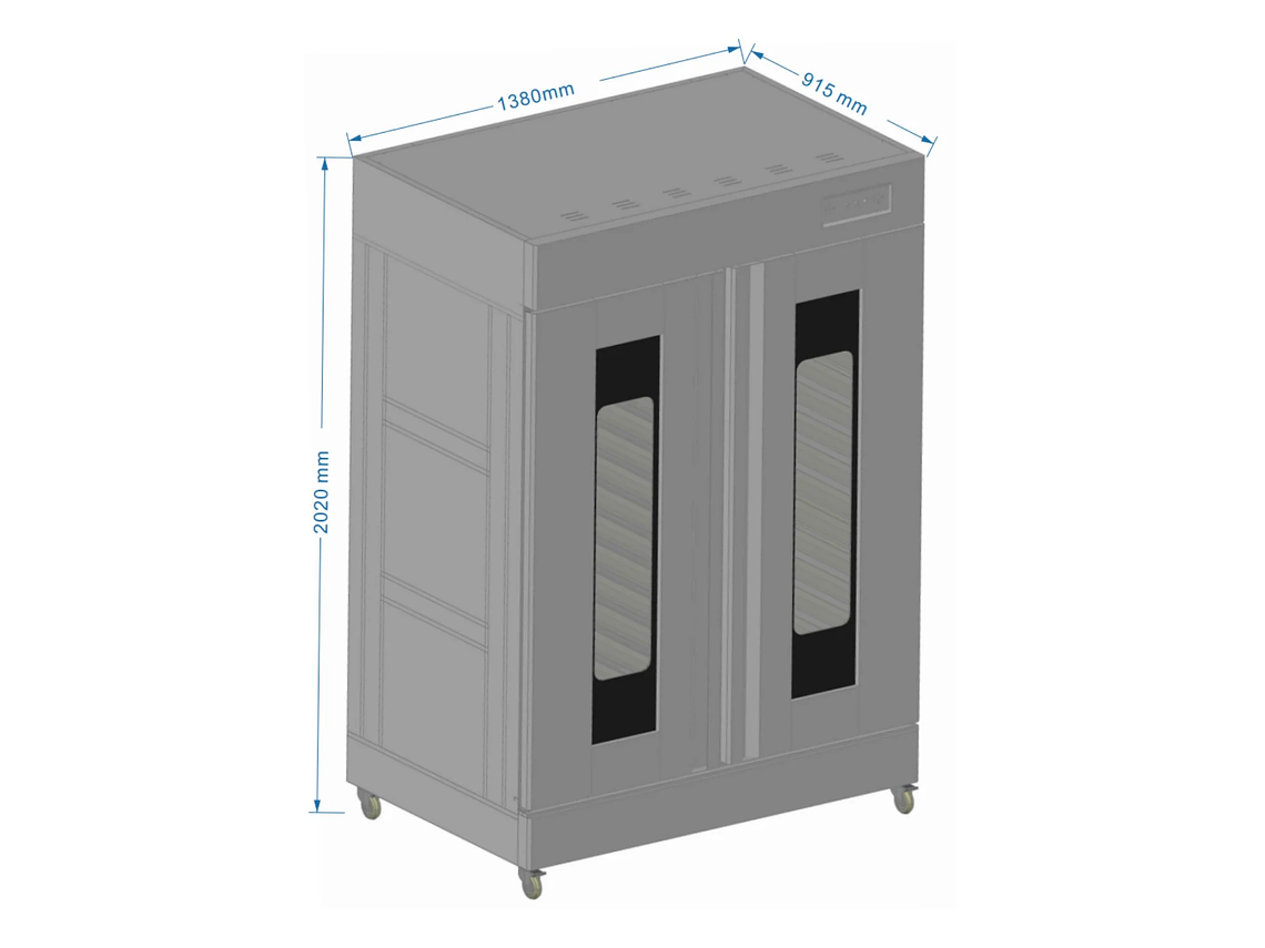 FERMENTADORAS MASA PROCHEF 68 X 58 CAMARA FERMENTADORA 32 BANDEJAS 6
