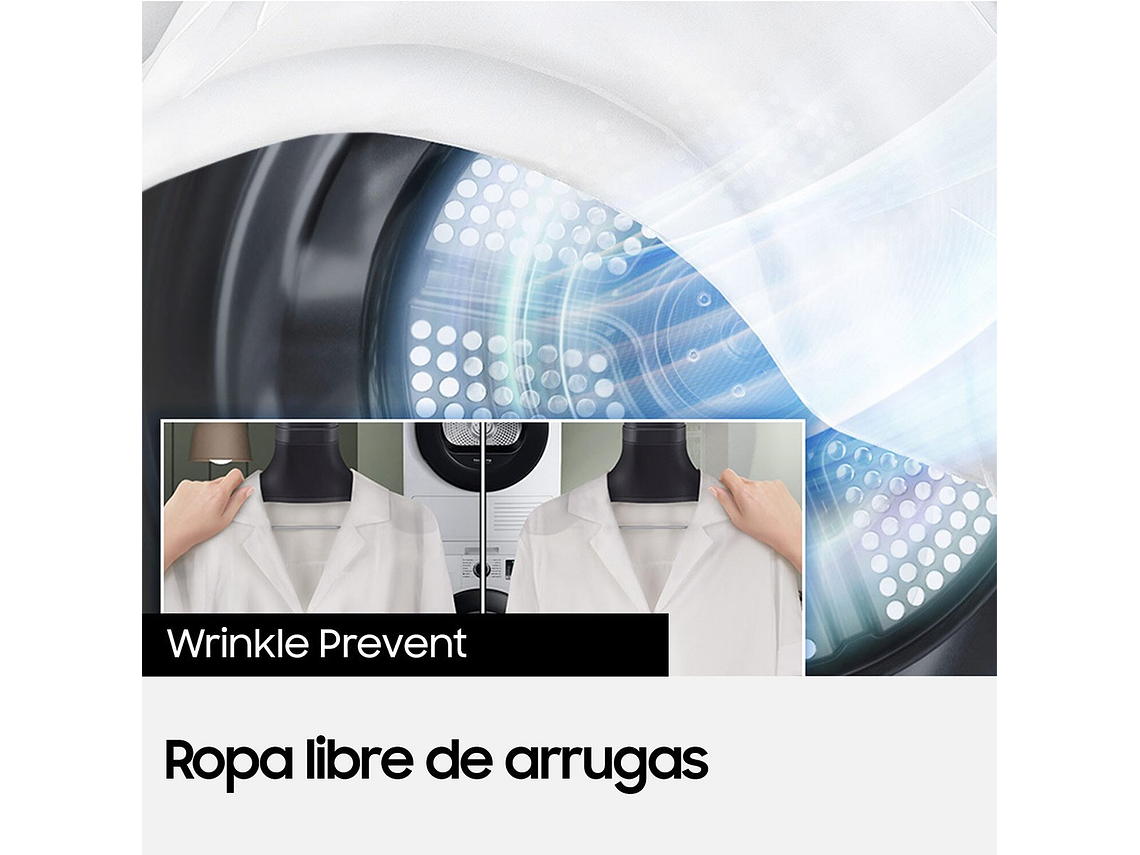 SECADORA DE ROPA SAMSUNG BOMBA DE CALOR 9KG SMARTTHINGS DV90CGC2A0AEZS 11