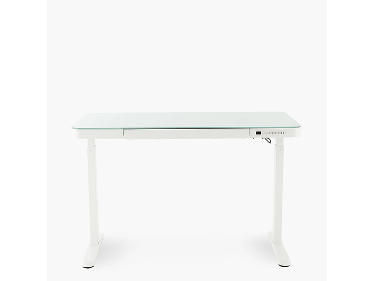 ESCRITORIO FORM DESIGN HOME OFFICE COSMO ELÉCTRICO BLANCO ACERO 1