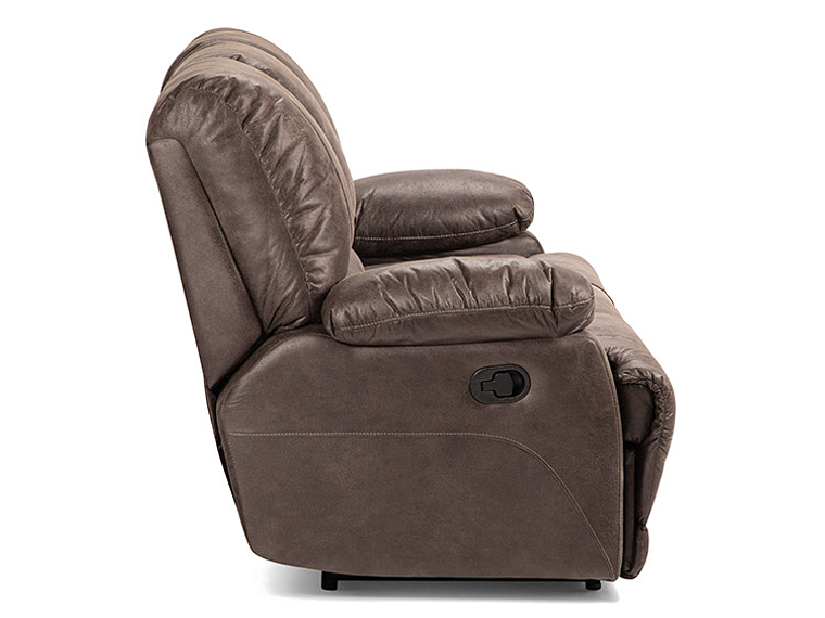 SOFÁ ROSEN RECLINABLE BUCAREST PU 3 CUERPOS CAFÉ 3