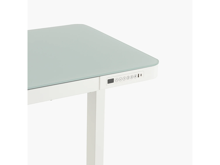 ESCRITORIO FORM DESIGN HOME OFFICE COSMO ELÉCTRICO BLANCO ACERO 3