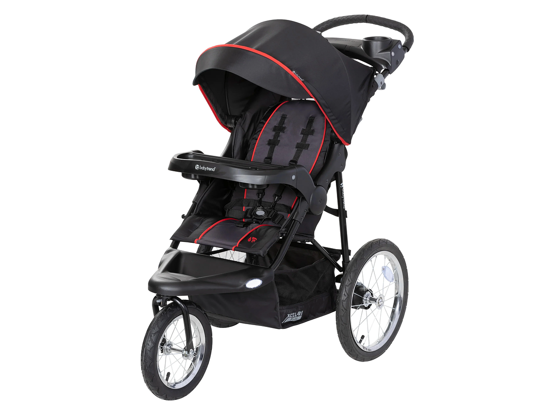 COCHE JOGGER XCEL-R8 PLUS (CON LED) - ROJO LIBERTY 1