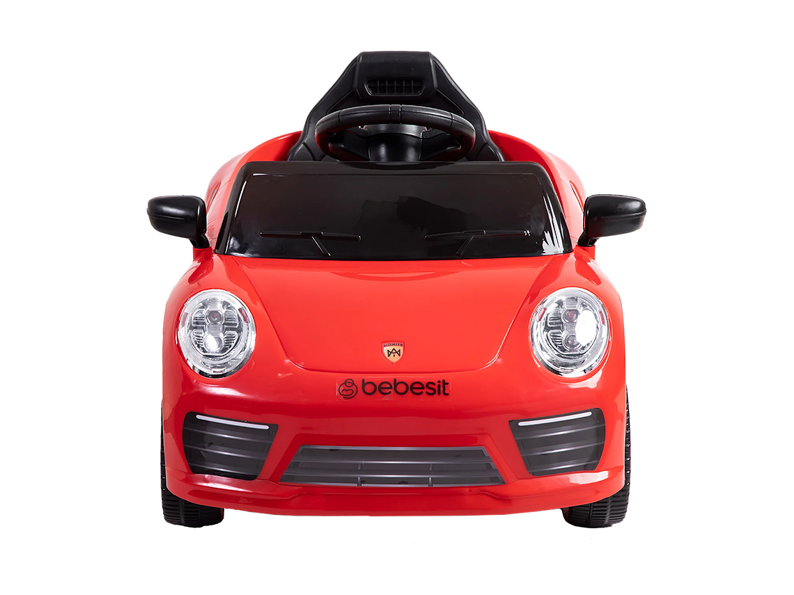 AUTO DEPORTIVO ELÉCTRICO RACE ROJO BEBESIT 2