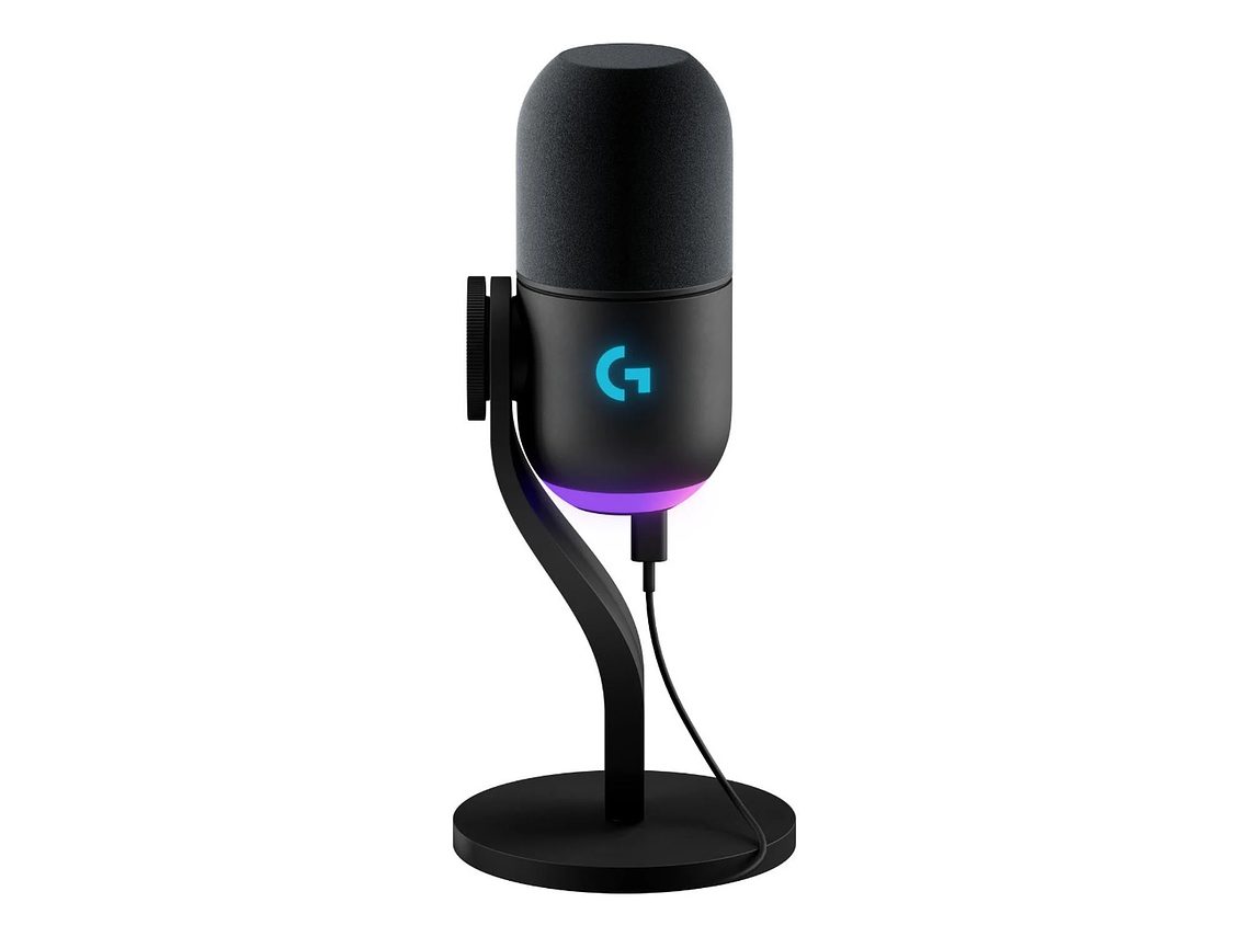 LOGITECH G YETI GX MICRÓFONO DINÁMICO RGB CON LIGHTSYNC NEGR 1