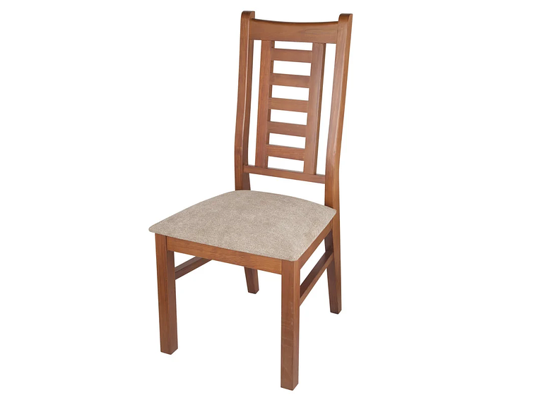 SILLAS ARTHOME PASCAL MADERA PACK 10 MIEL TAPIZ CAFÉ JASPEADO 2