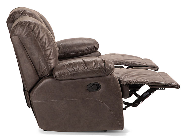 SOFÁ ROSEN RECLINABLE BUCAREST PU 3 CUERPOS CAFÉ 7