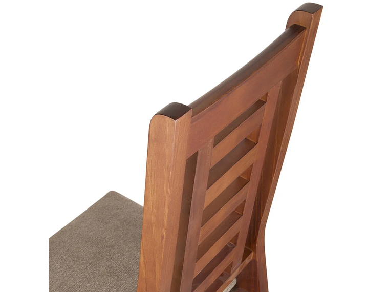 SILLAS ARTHOME PASCAL MADERA PACK 10 MIEL TAPIZ CAFÉ JASPEADO 3