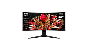 MONITOR GAMER TCL 34' R83Q 170HZ 4K QD-MINILED 1MS
