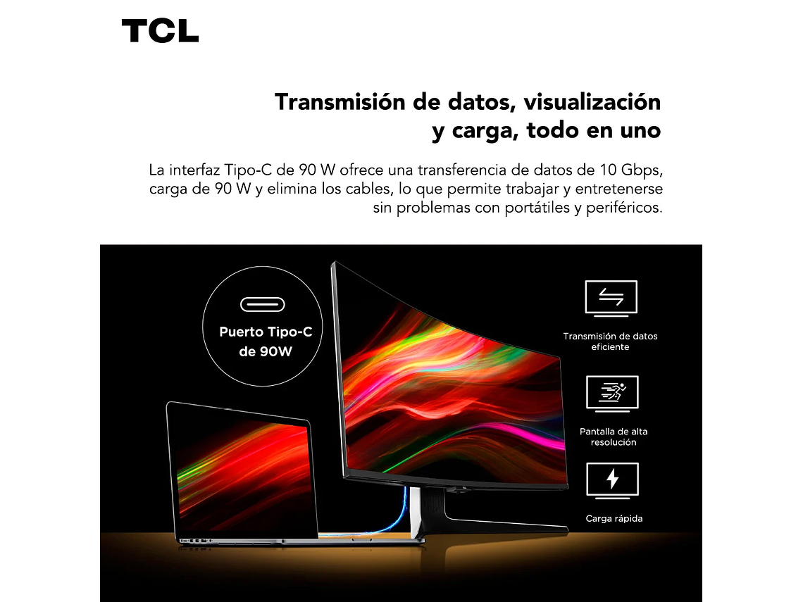 MONITOR GAMER TCL 34' R83Q 170HZ 4K QD-MINILED 1MS 2