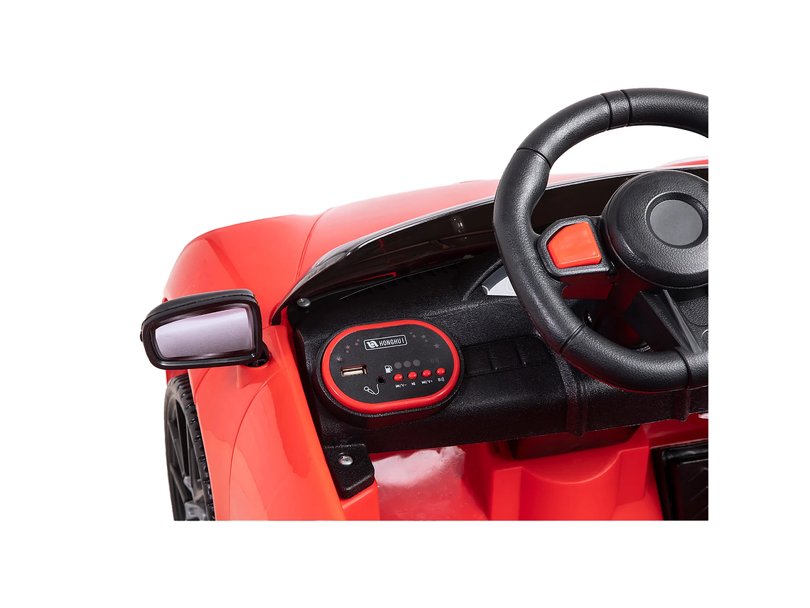 AUTO DEPORTIVO ELÉCTRICO RACE ROJO BEBESIT 6