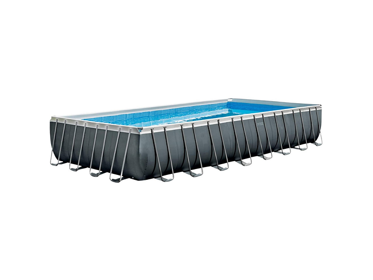 PISCINA ESTRUCTURAL INTEX ULTRA XTR FRAME SET 975X488X132 CM + BOMBA + ESCALERA + COBERTOR + BASE 1