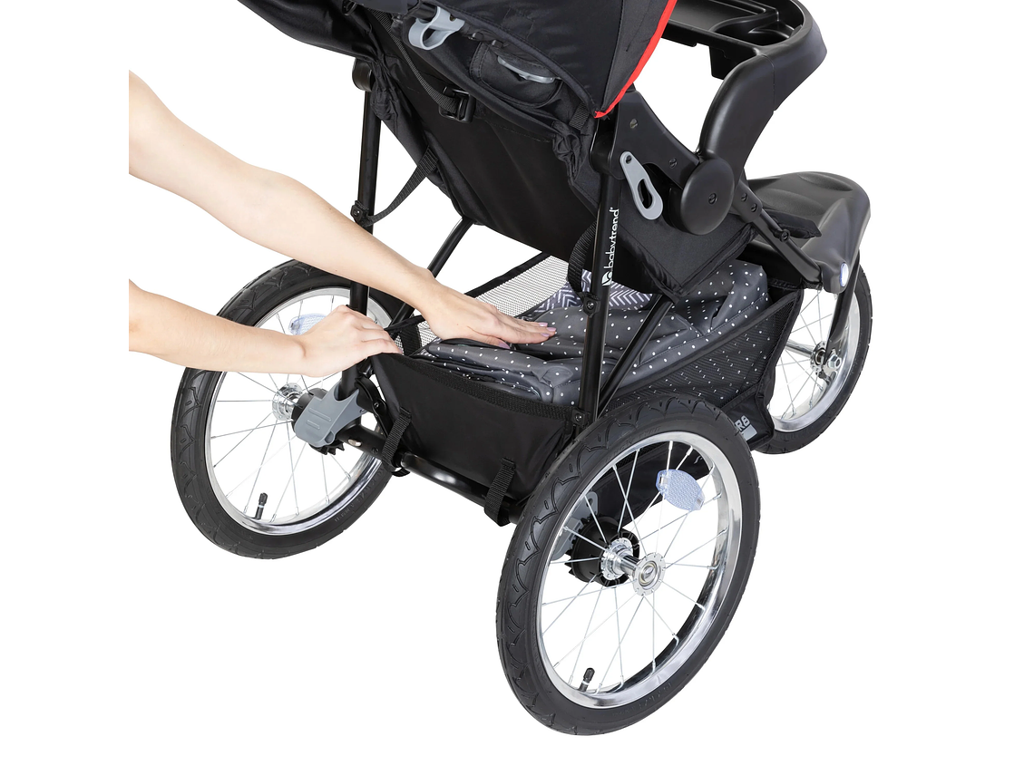 COCHE JOGGER XCEL-R8 PLUS (CON LED) - ROJO LIBERTY 7