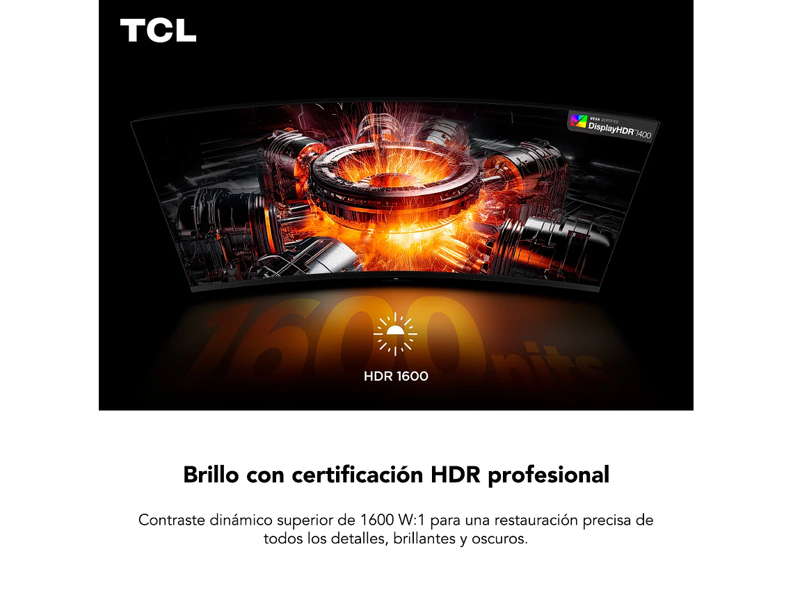 MONITOR GAMER TCL 34' R83Q 170HZ 4K QD-MINILED 1MS 4