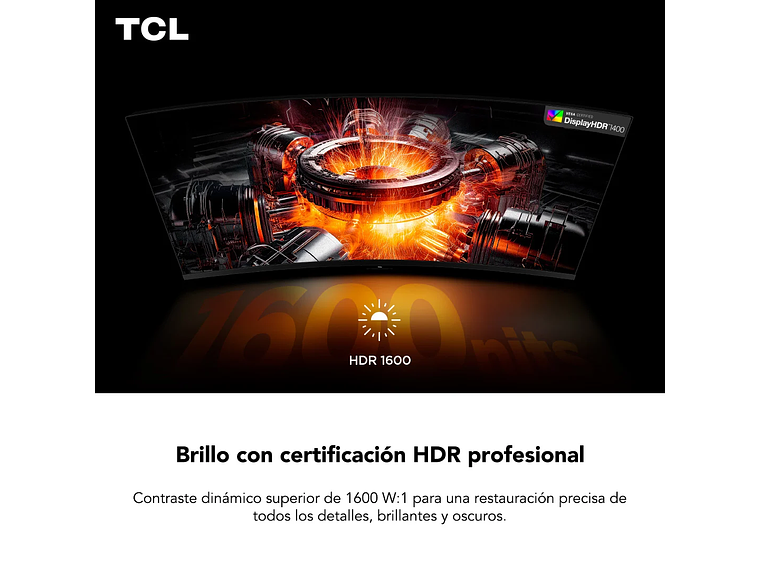 MONITOR GAMER TCL 34' R83Q 170HZ 4K QD-MINILED 1MS 4