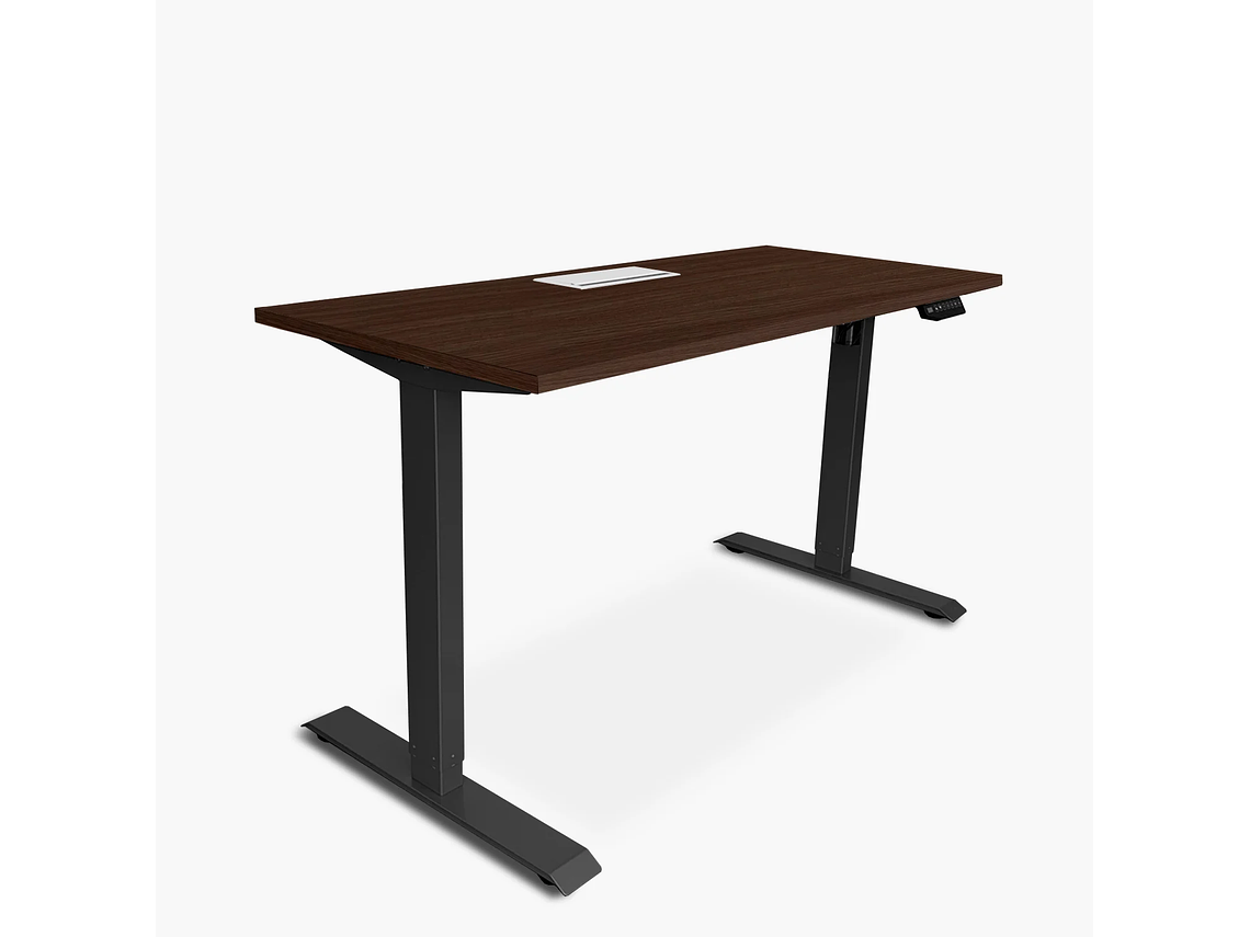 ESCRITORIO FORM OFFICE COSMO ELÉCTRICO CON PASACABLES 140X60 METAL 2