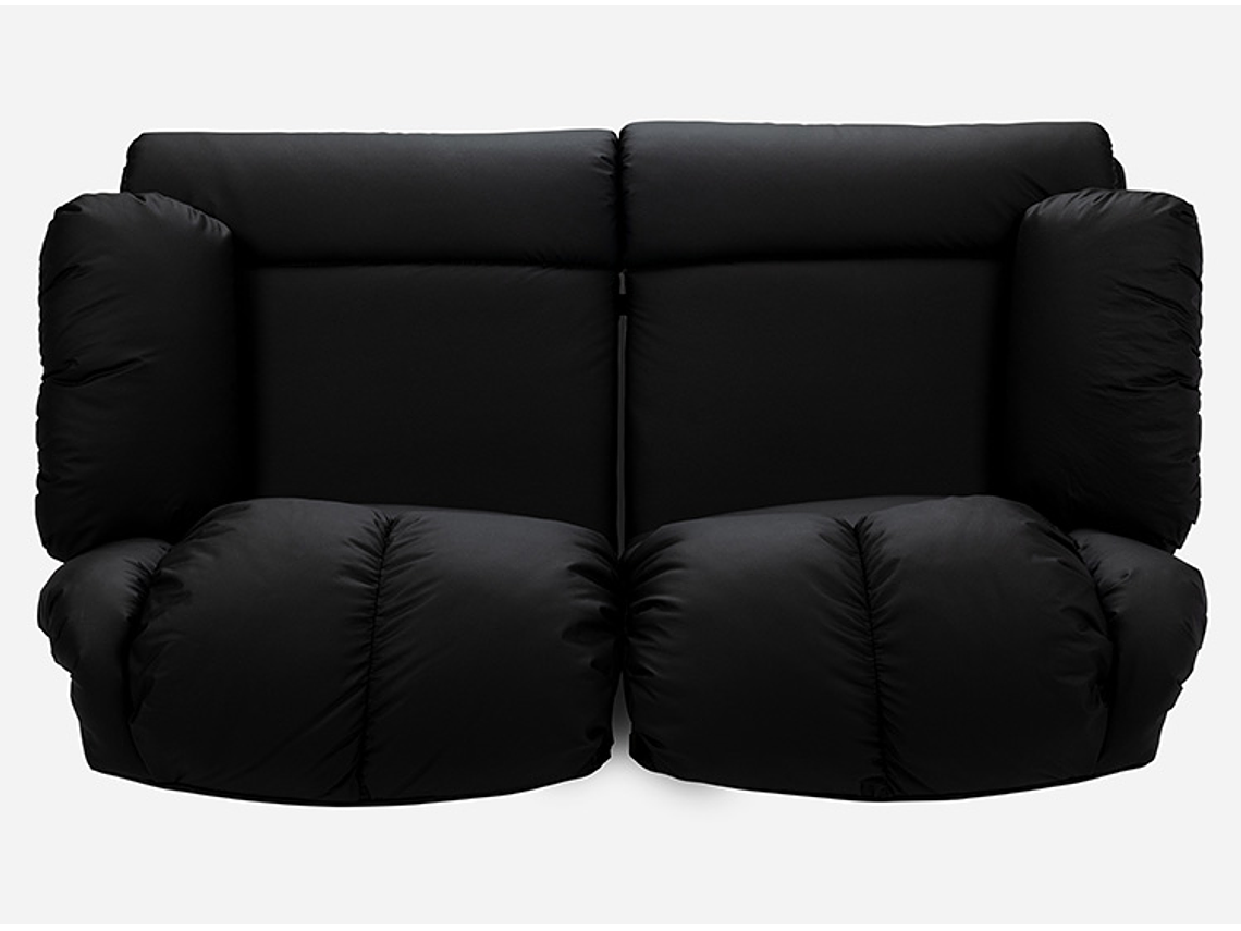 SOFÁ ROSEN JARRIE 2 CUERPOS NEGRO 5