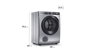 SECADORA DE ROPA FENSA 9KG FRONTAL PREMIUM CARE PRO 9D GRIS