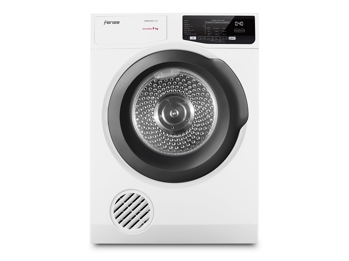 SECADOR ROPA 9KG FENSA FRONTAL PREMIUM CARE 9D BLANCA 10