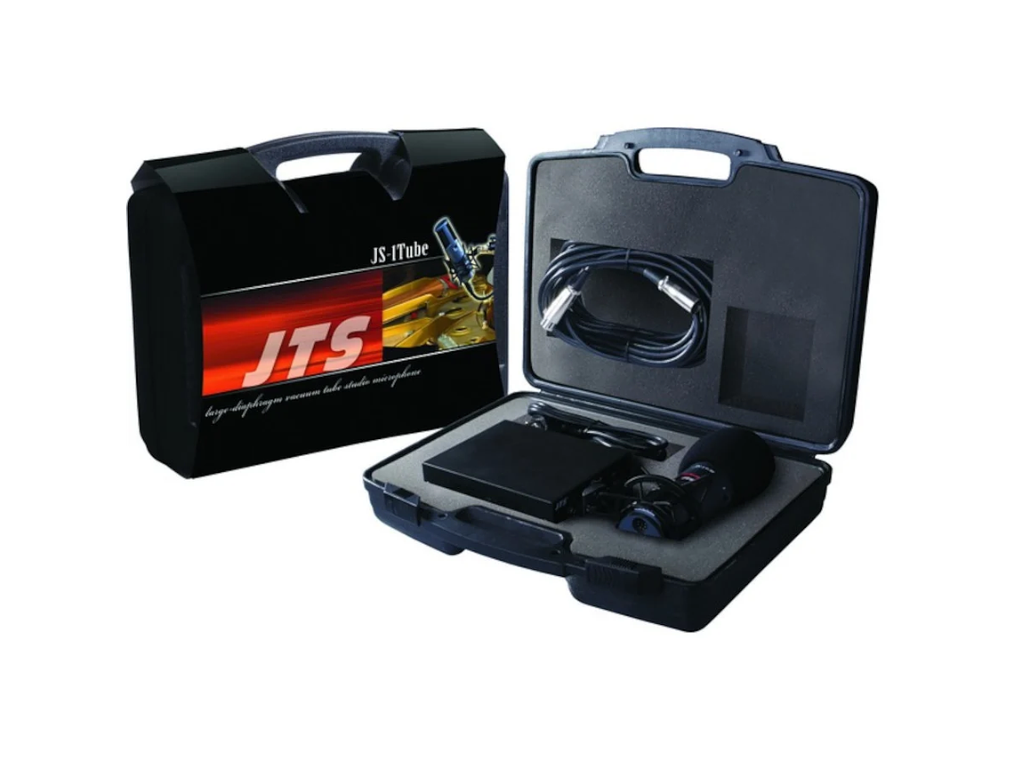 MICROFONO CONDENSADOR XLR JTS JS-1TUBE+PS-9 4