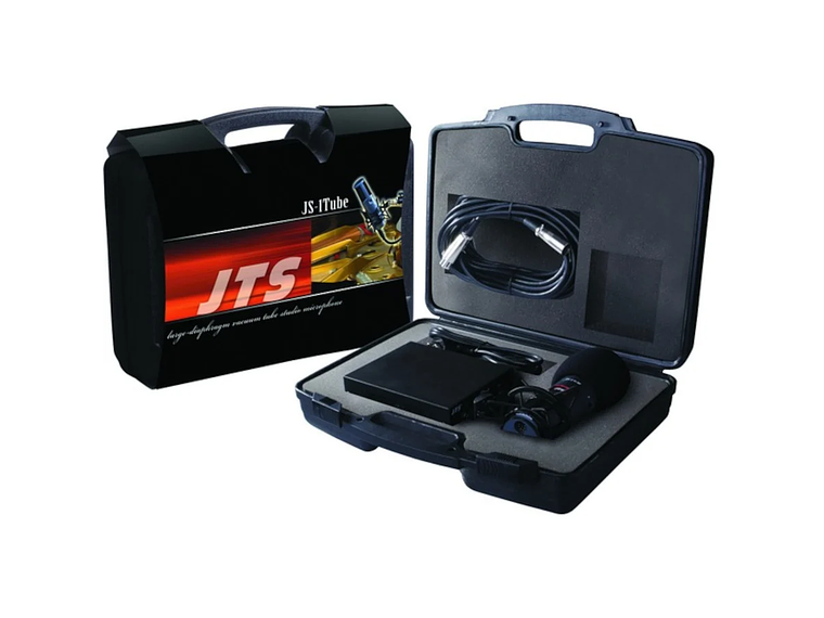 MICROFONO CONDENSADOR XLR JTS JS-1TUBE+PS-9 4