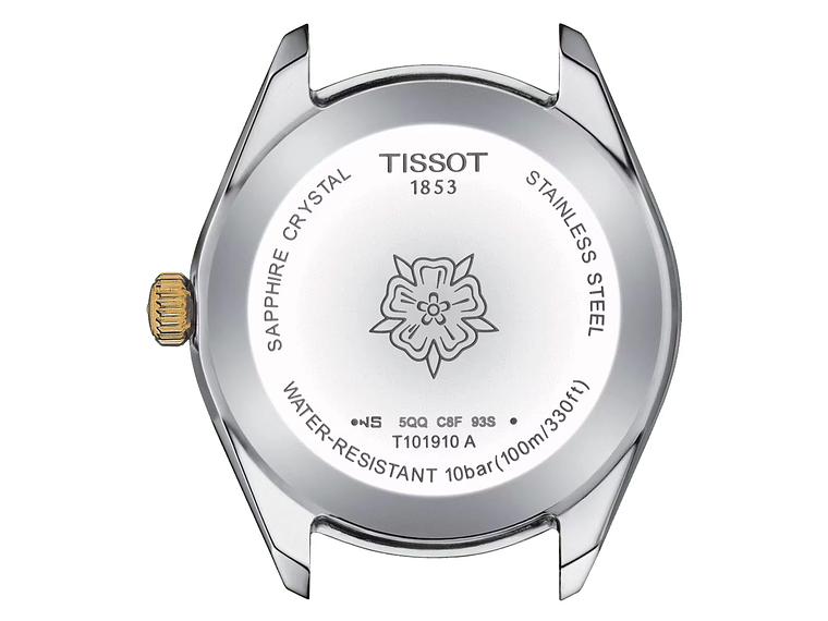 RELOJ TISSOT MUJER PR 100 SPORT CHIC ORO 2