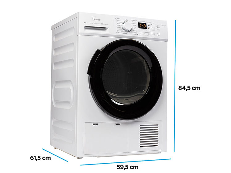 SECADORA DE ROPA POR CONDENSACION MIDEA MSC-90B08E 9KG BLANCO 5