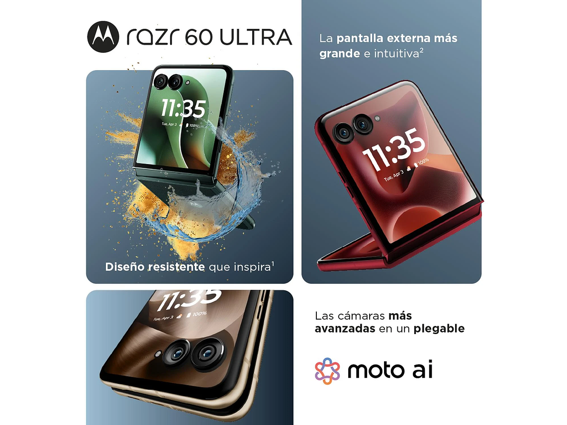 MOTOROLA RAZR 60 ULTRA VERDE 16GB+1T 6