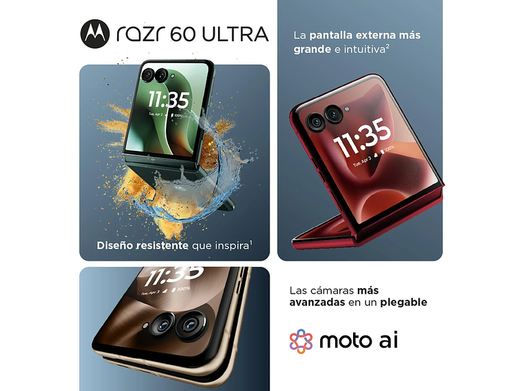 MOTOROLA RAZR 60 ULTRA VERDE 16GB+1T 6